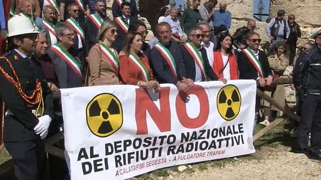 No al deposito scorie radioattive in provincia di Trapani 