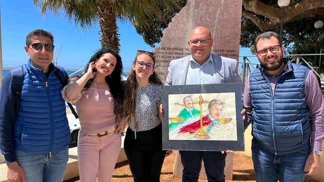 Mazara, Consegnato il bozzetto dell’opera “Falcone e Borsellino”