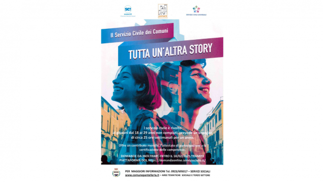 Pantelleria, Servizio Civile: pubblicato il bando per il progetto 