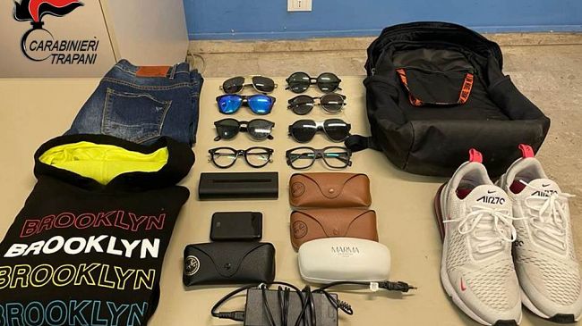 Trapani, sventato un furto dai Carabinieri: ritrovata refurtiva