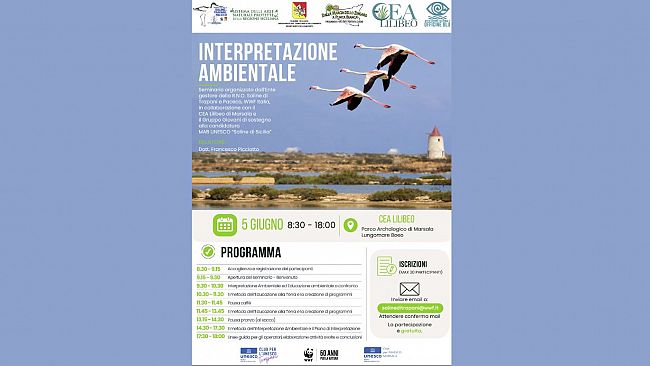 Saline Trapani e Marsala insieme per il seminario di educazione alla Terra