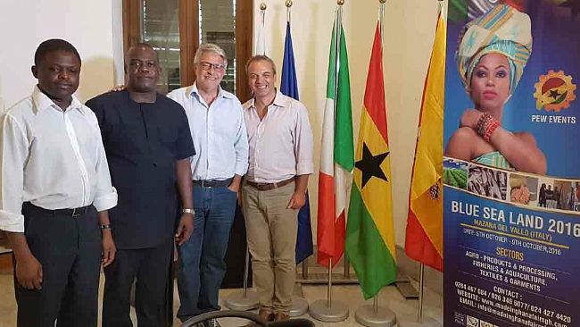 Delegazione del Ghana in visita al Distretto per preparare la partecipazione a Blue Sea Land 2016