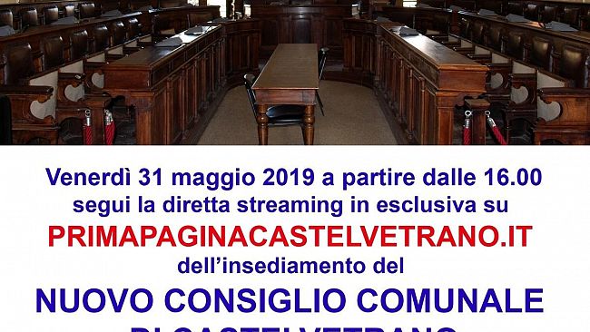 Domani insediamento Consiglio Comunale. Primapagina Castelvetrano vi racconterà tutto in diretta streaming