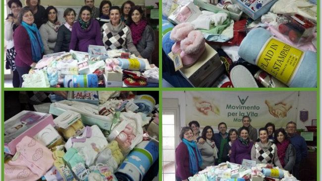 Marsala. Donazione al Movimemto per la vita per superare la cultura dello scarto