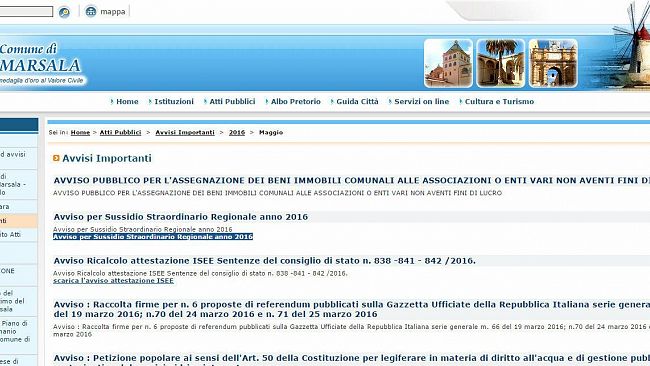 Marsala. Sussidi per famiglie in difficoltà: si possono presentare le domande