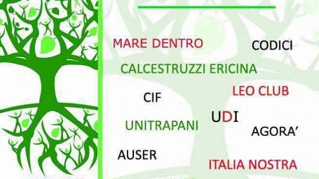 L’UDI Trapani riunisce le associazioni del territorio per riqualificare l’aiuola del Tribunale di Trapani