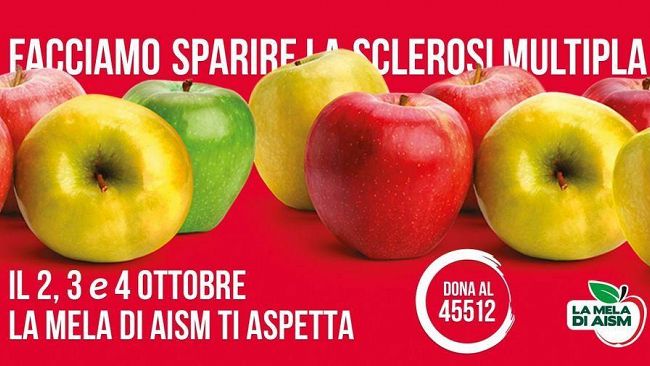 “La mela di Aism” torna in piazza. Ecco i punti di solidarietà in provincia 