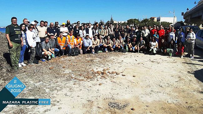 Successo della manifestazione Mazara Plastic Free