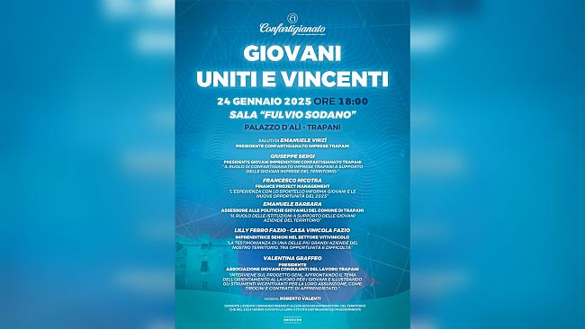 Confartigianato Trapani presenta l'evento ​