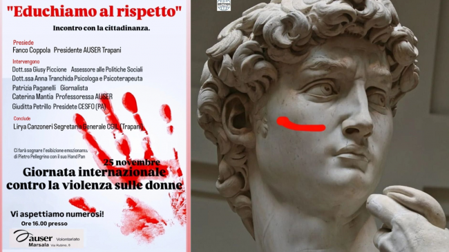 Marsala, Giornata internazionale contro la violenza sulle donne: oggi il convegno dal titolo 