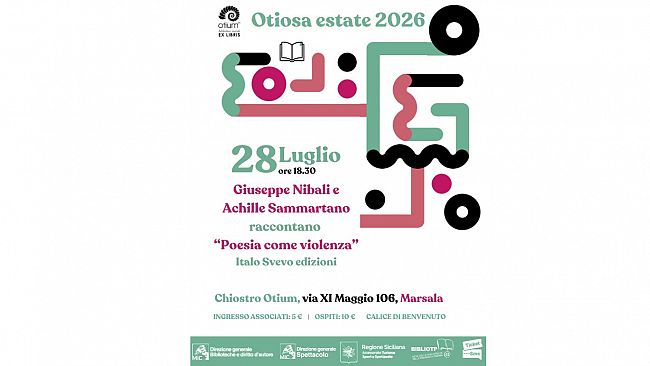 Zachary Schomburg a Marsala: la poesia come violenza al Chiostro di Otium