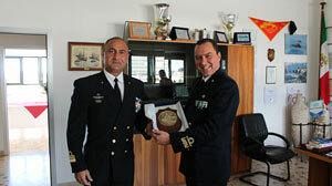 Mazara, Capitaneria di porto: visita Istituzionale  massime Autorità della Marina Militare
