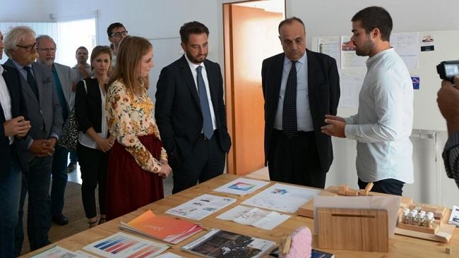 Mazara, il Ministro della Cultura Bonisoli in visita a Periferica