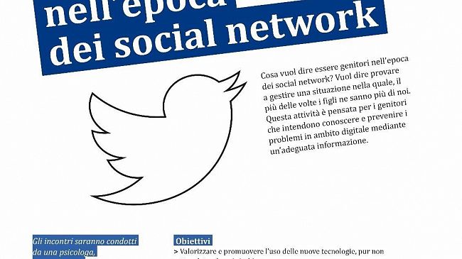 Al via un corso per educare i genitori al mondo digitale che frequentano i propri figli