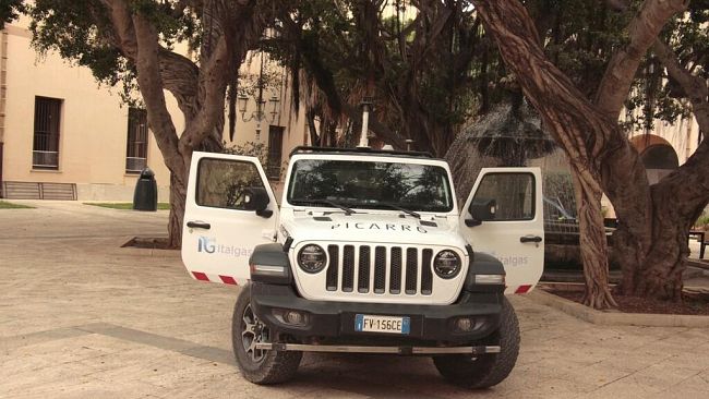 Marsala, Monitoraggio reti gas. Presentata a palazzo municipale Picarro Surveyor, la nuova tecnologia italgas