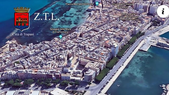Trapani, modifiche alla ztl. Ripristinati alcuni posti auto al lungomare fino alle 19.30
