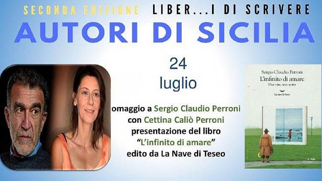 Salemi, Al Castello “L’infinito di amare”, il libro postumo di Sergio Claudio Perroni