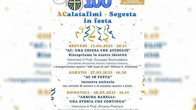 Diocesi di Trapani, si festeggiano i 100 anni di Azione Cattolica 