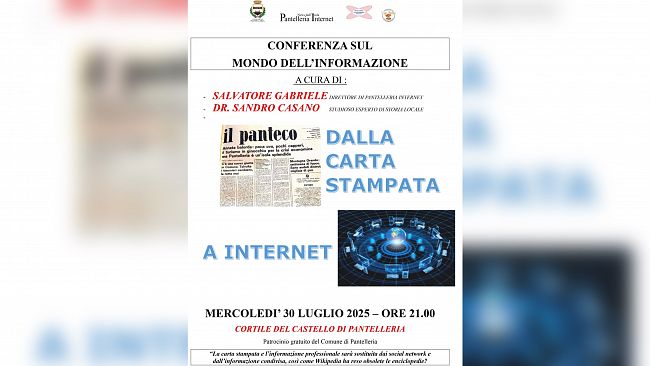 Pantelleria, “Dalla Carta Stampata a Internet”