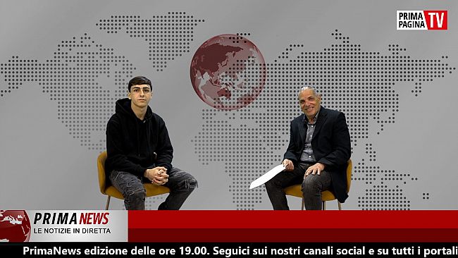 Prima News. 12 aprile: ospite Francesco Rifiorito rappresentante studenti Liceo