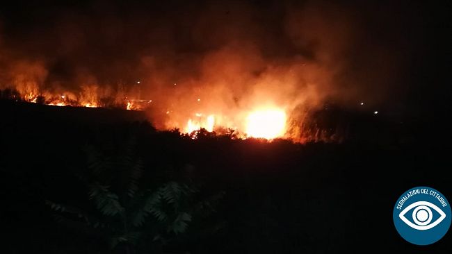 Segnalazioni del cittadino - Incendio in via Tortorici