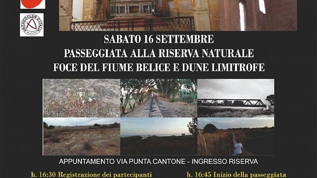Castelvetrano da scoprire, sabato la camminata alla Riserva del Belice
