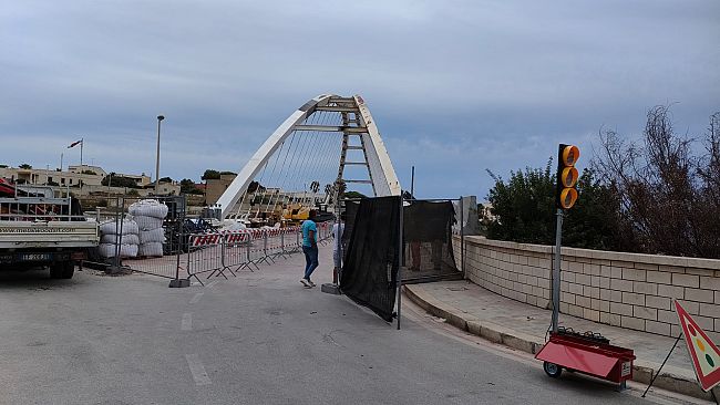 Mazara, Ponte Arena: riapre h24 ma ad una corsia fra una decina di giorni