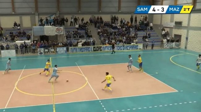 Sconfitta per 4-3 del Futsal Mazara contro il Sammichele. Controverse decisioni arbitrali