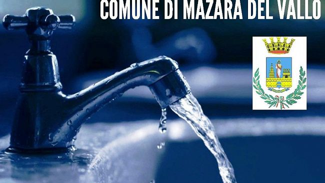 Mazara, rimodulato il calendario di erogazione idrica nelle zone Centro storico, Trasmazaro e via Marsala alta