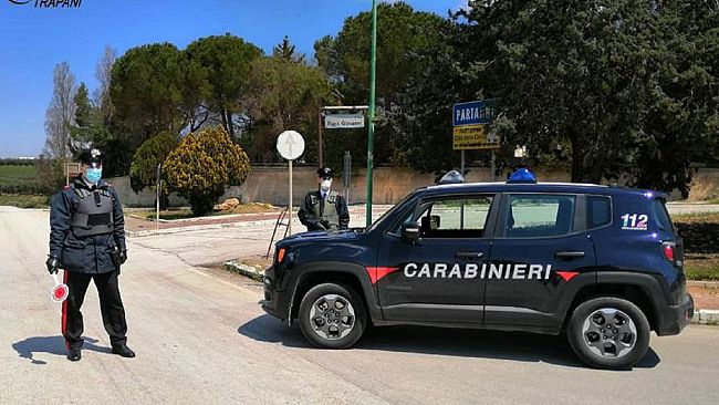 Partanna:  aggredisce i Carabinieri che erano intervenuti per sedare una lite in famiglia , arrestato