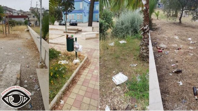 Partanna, segnalazioni del cittadino, piazza Melchiorre Scalia