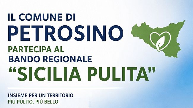 ​Il Comune di Petrosino partecipa al bando regionale 