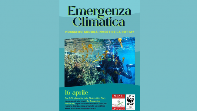 Menfi, giornata di sensibilizzazione sull'emergenza climatica 