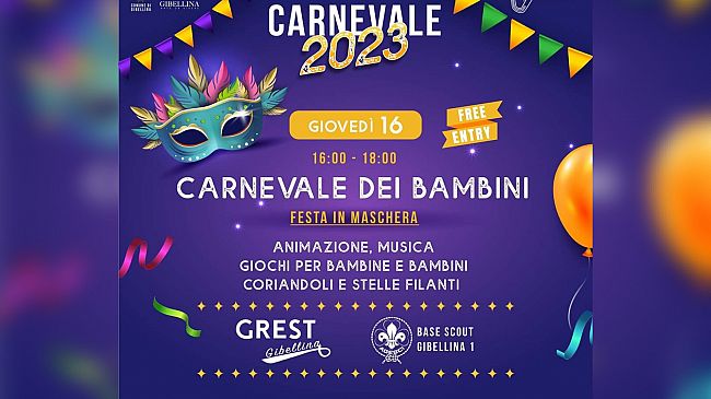 Gibellina, Giovedì Grasso all'insegna del divertimento. Gli appuntamenti di oggi