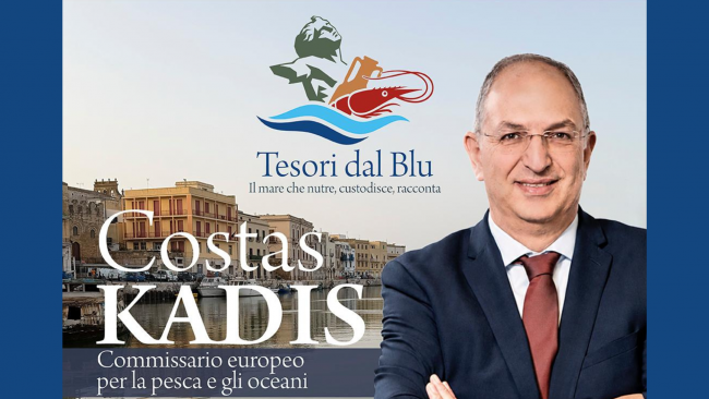 ​Tesori dal Blu 2026, a Mazara del Vallo il Commissario UE Pesca Costas Kadis