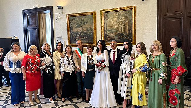 Celebrato matrimonio Italo-Ucraino dal Sindaco Tranchida