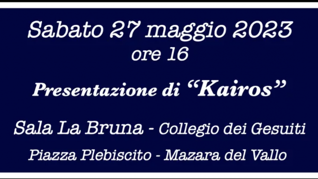 Mazara, presentazione romanzo