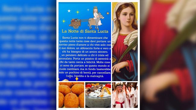 Ultime della sera: “La festa di Santa Lucia”