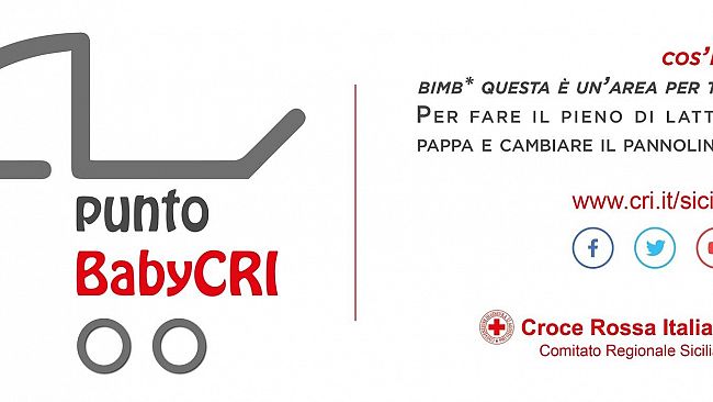 Al via il nuovo progetto PuntoBabyCRI. Un servizio  per fare il pieno di latte, pappa e cambiare il pannolino