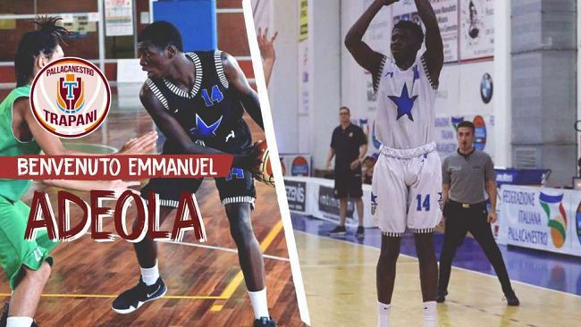 Pallacanestro Trapani, squadra al completo con l’arrivo del giovane Adeola