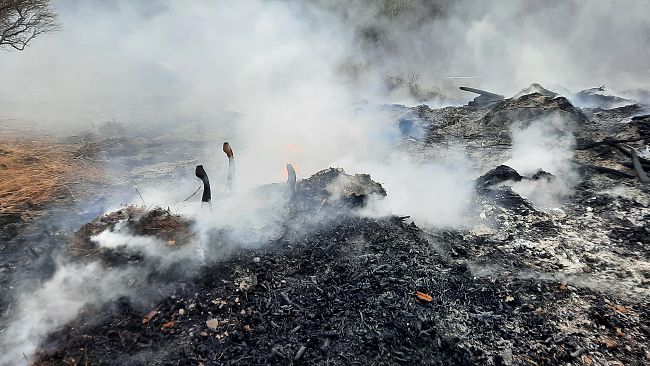 Valderice, denunciato 53enne per aver dato alle fiamme rifiuti speciali 