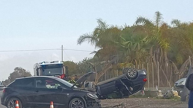 Mazara, incidente frontale sulla Ss115 Mazara del Vallo- c/da Strasatti  