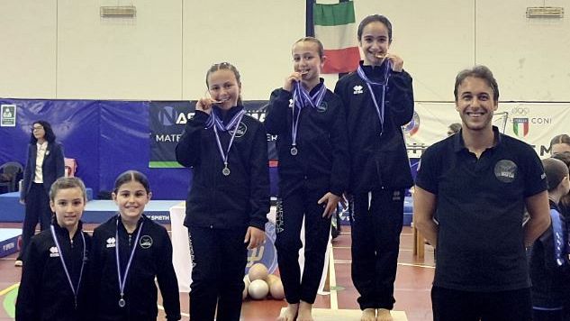 Marsala Gym Lab brilla a Spadafora, pioggia di medaglie d'oro e d'argento per le ginnaste