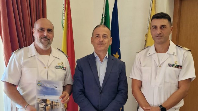 Mazara, il sindaco Quinci accoglie a Palazzo di Città i comandanti della CP Giardina e Luciani 