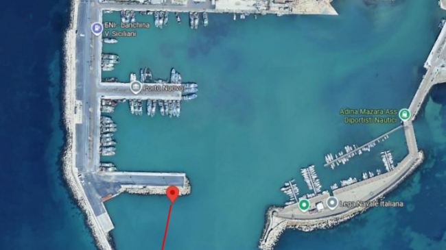Mazara, interdetto specchio acqueo ove avvenuta collisione fra peschereccio e barchino