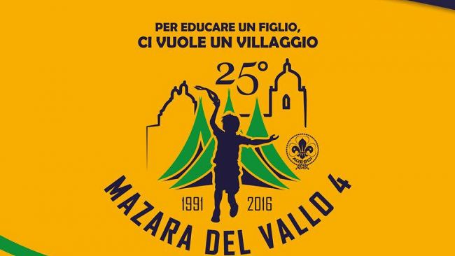 Si apriranno giorno 30 aprile i festeggiamenti per il 25° anniversario della fondazione del Gruppo Scout AGESCI Mazara del Vallo 4.