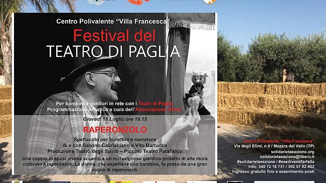 “E se diventi farfalla”/ Festival del Teatro di Paglia / “Raperonzolo”