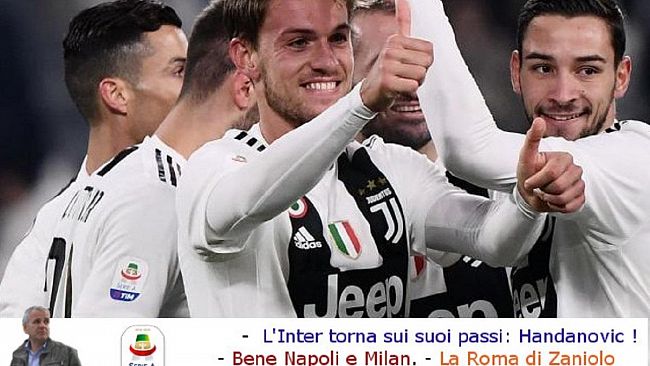 Bene Napoli e Milan. La Juve cala il Tris. Sorrentino para rigore a Ronaldo