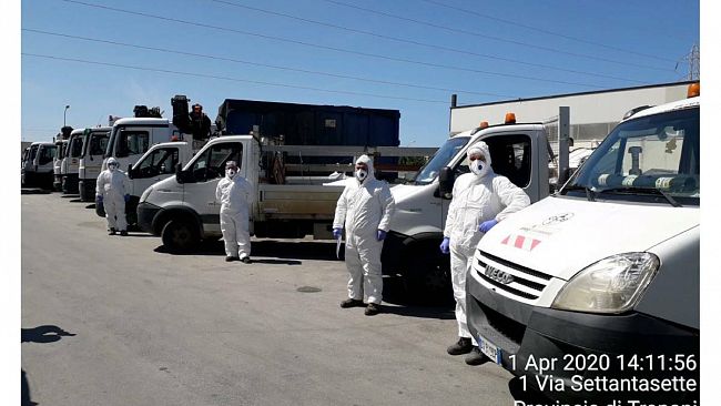 Trapani, ecco come gestire i rifiuti dove soggiornano soggetti positivi al COVID-19