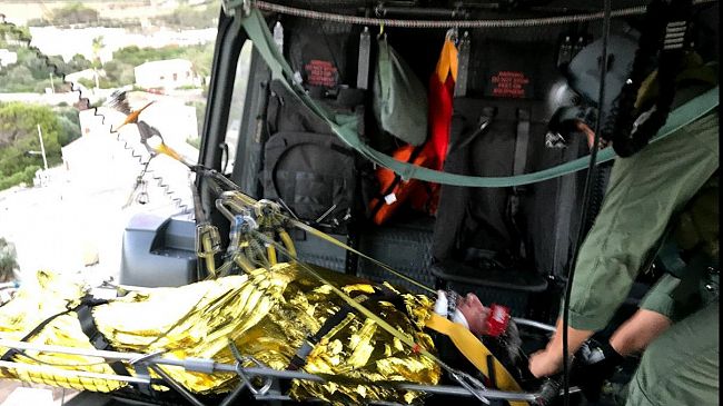 Favignana, uomo con femore fratturato soccorso tramite un elicottero dell’Aeronautica